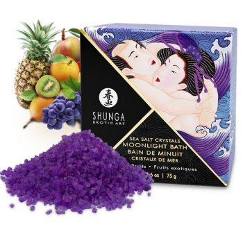 shunga moonlight bath sea salts - exotic fruits